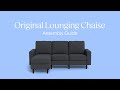 En  original lounging chaise  assembly guide