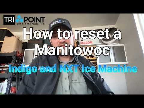 How to reset a Manitowoc Indigo and NXT commercial ice maker