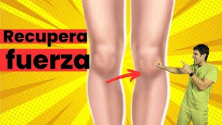 5 ejercicios RECUPERAR LA FUERZA EN LAS RODILLAS débiles