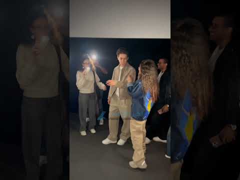 مايان السيد تمثل مشهد للتيك توك بعد حضورها مع الجمهور فيلمها ولنا في الخيال حب