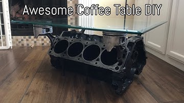 DIY V8 COFFEE TABLE | Time-lapse