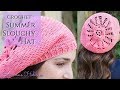 簡単夏の帽子スラウチーハットかぎ針編み Crochet Easy Summer Hat Slouchy Beanie Tutorial レース糸20・コットンヤーン スザンナのホビー海外パターン