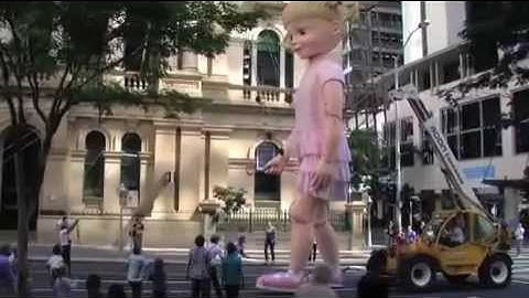 Thermwood - a (Big Girl) character being created on a Thermwood 5 Axis CNC Router