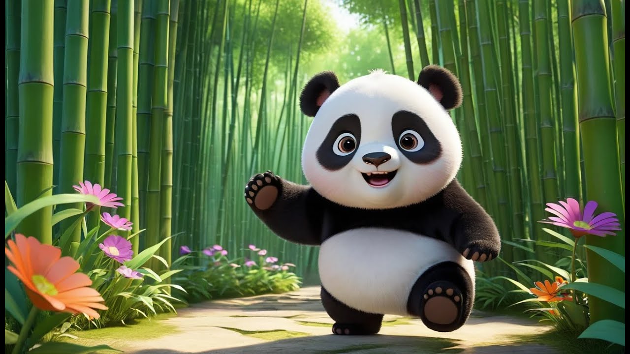 Panda Bear, Panda Bear, Spin Around! | Fun Dance Song for Kids | Spin and Play with Panda Bear