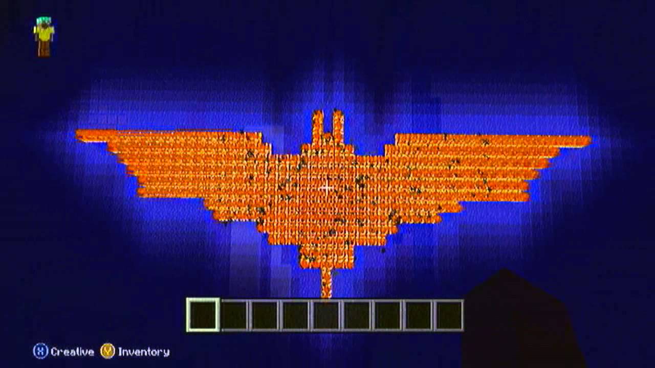 dark knight emblem symbol on minecraft youtube