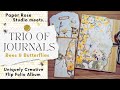 PROJECT SHARE | Trio of Journals | Paper Rose Bees &amp; Butterflies meets Uniquely Creative Flip Folio