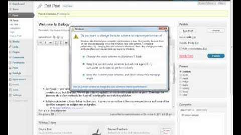 Wordpress Blog  Preview and Publish a Post