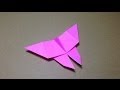 【折り紙（おりがみ）】　昆虫　ちょうちょの折り方　作り方　簡単