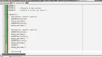 Secuencia de LED --Pic16F887-- [MikroC] [Proteus]
