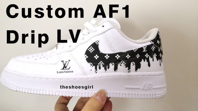 Larger 3M Reflective Louis Vuitton Iron on Patches For Custom Air Forc –  theshoesgirl