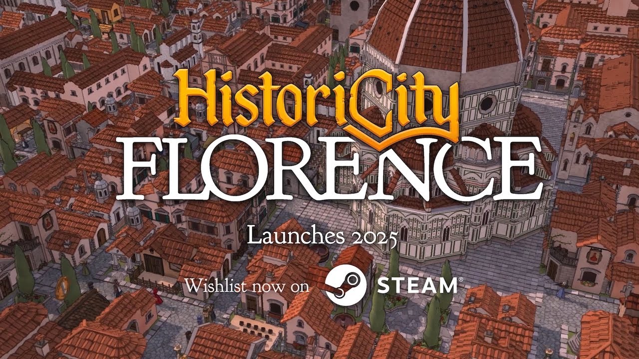 HistoriCity: Florence - Announcement Trailer | Renaissance Survival Citybuilder/Colony Sim