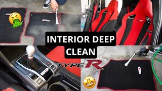 2020 Honda Civic Type R (FK8) | Interior Deep Clean | Detailing ASMR | 2\2