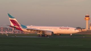 First Eurowings A330 D-AXGA landing @ Hamburg Airport