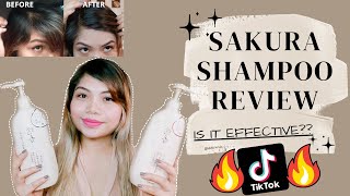 SAKURA SHAMPOO HONEST REVIEW! TIKTOK TRENDING SHAMPOO | LEGIT BA?? by Princess Mariz L. 79,553 views 1 year ago 9 minutes, 18 seconds