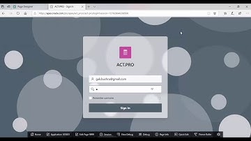 How to create oracle apex 20.1 application and set up logon page