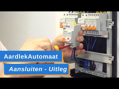 AardlekAutomaat Aansluiten en in de Groepenkast Monteren - Uitleg Zelf AardlekAutomaat Installeren