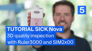 Tutorial SICK Nova 3D (5/7): 3D quality inspection tools with Ruler3000 and SIM2x00