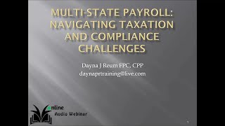 Multi State Payroll Compliance for 2025