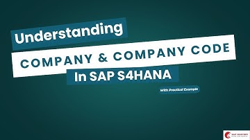What is a Company Code in SAP | What is a Company in SAP | S/4HANA | SAP FICO | SAP FI | SAP MM | SD