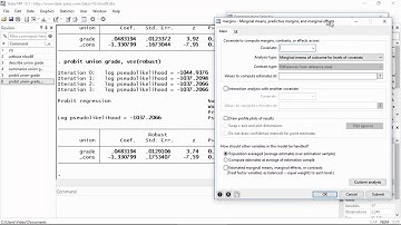 Probit regression with continuous covariates