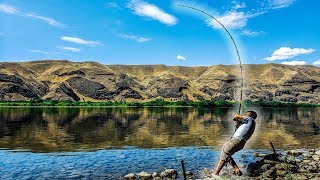 Bank Fishing for River Monsters | Columbia River, Washington