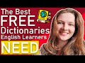 Best Dictionaries and Free Online Resources for English Learners #shorts