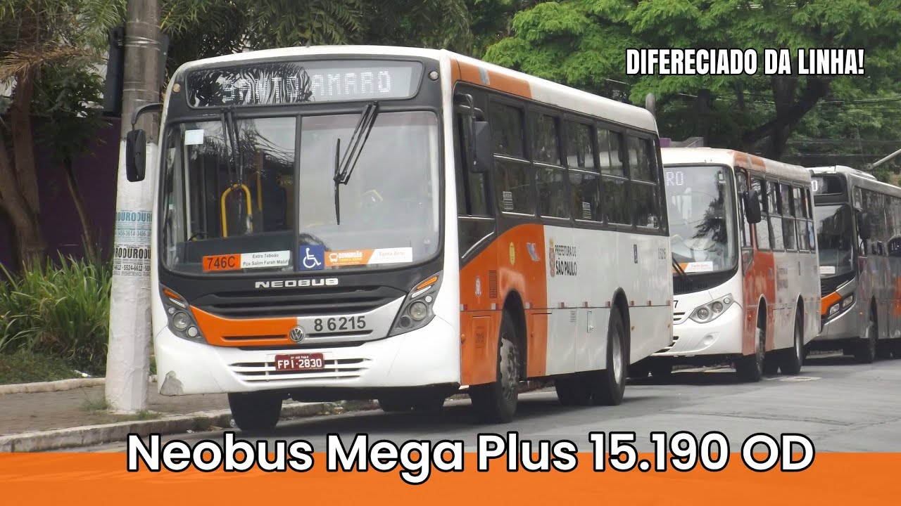 Ônibus SP | Conheça o Neobus Mega Plus Volksbus 15.190 OD da Alfa Rodobus 