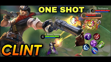 NEW CLINT PERFECT ONE SHOT BUILD AND EMBLEM!!🔥 (you must try) - CLINT BEST BUILD 2023 - MLBB