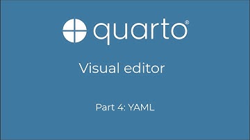 Quarto visual editor [Part 4]