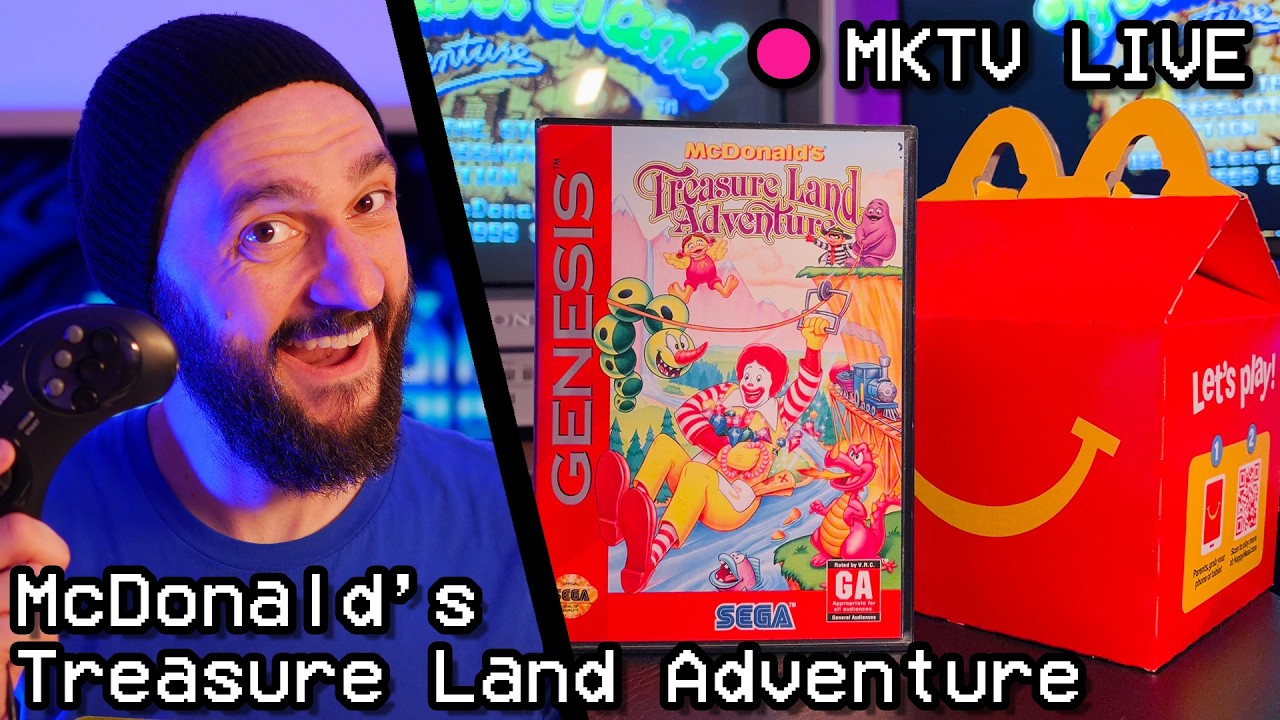 McDonald's Treasure Land Adventure and True Lies on the Sega Genesis 🔴 MKTV Live thumbnail
