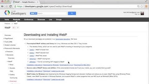 Google Webp Images Format