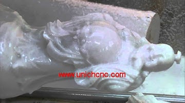 4 aixs moving cnc router for stone sculpture