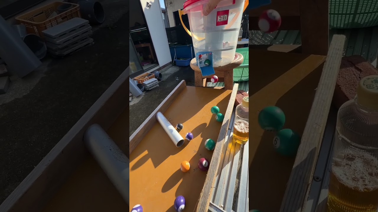 The pleasure of rolling marble run beads