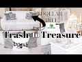 💕TRASH to TREASURE THRIFT STORE MAKEOVERS 💕NO SEW SOFA SLIPCOVER DOLLAR TREE PILLOWS, MARBLE TABLE