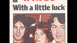 Paul McCartney & Wings - With A Little Luck chords