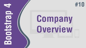 Bootstrap 4 Theme 1 in Arabic #10 - Create Company Overview Section