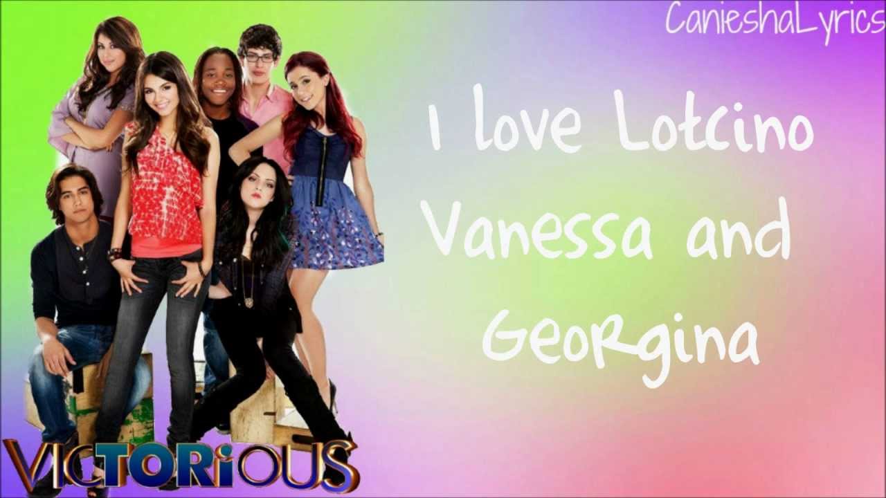 Victorious Cast Five Fingaz To The Face Lyrics Video Hd Youtube