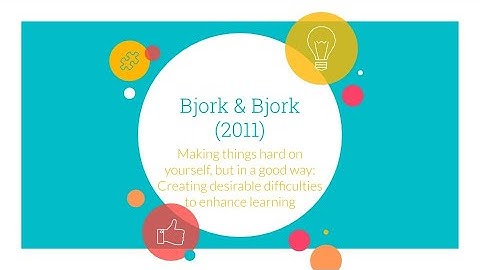 Desirable Difficulty