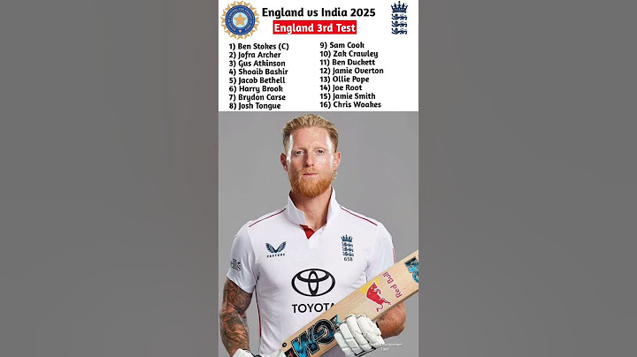 England 3rd Test squad for India 2025 live | England 3rd Test squad for India 2025 List   #Shorts