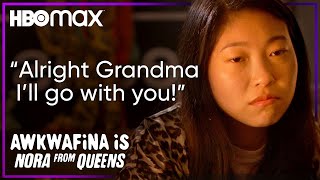 Awkwafina is Nora From Queens | Grandma Interrupts Nora's Me-Time | HBO Max