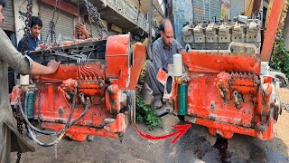 Amazing restoration skills of road roller engine | Repairing Dynapac Engine in Local Workshop