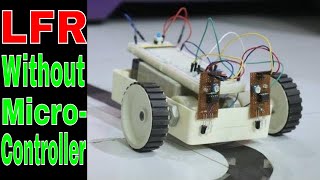 How to design a line following robot without microcontroller