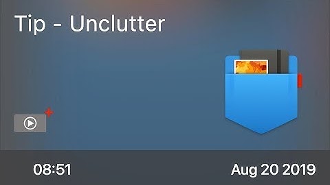 SCOM0866 - Tip - Unclutter