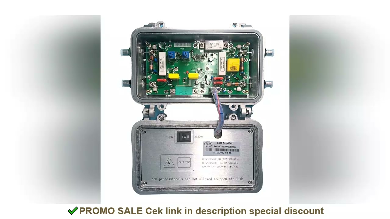Low Priced CATV TRUNK Amplifier Two Way High Gain RF Booster More Than 30dB supports 60/220V input