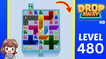 Drop Away Level 480 Solution Walkthrough