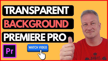Transparent Video Background in Premiere Pro | The ONE Thing you MUST DO!