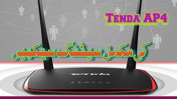How To Do Tenda Ap4 Full Setting | It