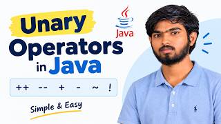 Java Unary Operators Explained in Telugu | Simple & Easy Examples 🔥 | Code with Komati #java