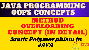 Method overloading in JAVA ||Static Polymorphism - Compile Time Polymorphism JAVA #MethodOverloading