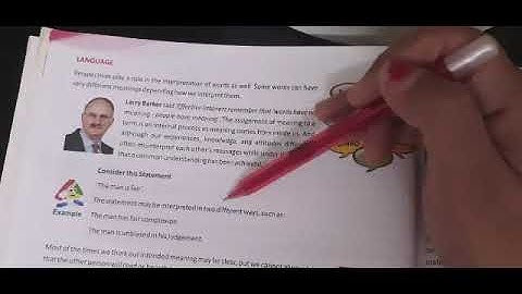 1) Class 9 | Ch.3 | Perspectives in Communication